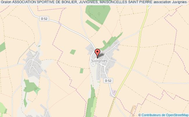 plan association Association Sportive De Bonlier, Juvignies, Maisoncelles Saint Pierre Juvignies