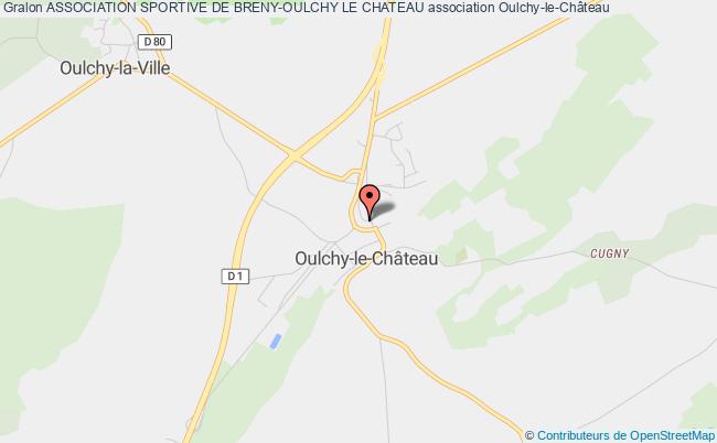 plan association Association Sportive De Breny-oulchy Le Chateau Oulchy-le-Château