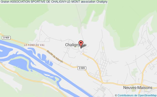 plan association Association Sportive De Chaligny-le-mont Chaligny