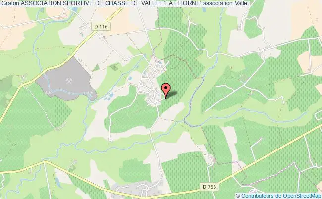 plan association Association Sportive De Chasse De Vallet 'la Litorne' Vallet