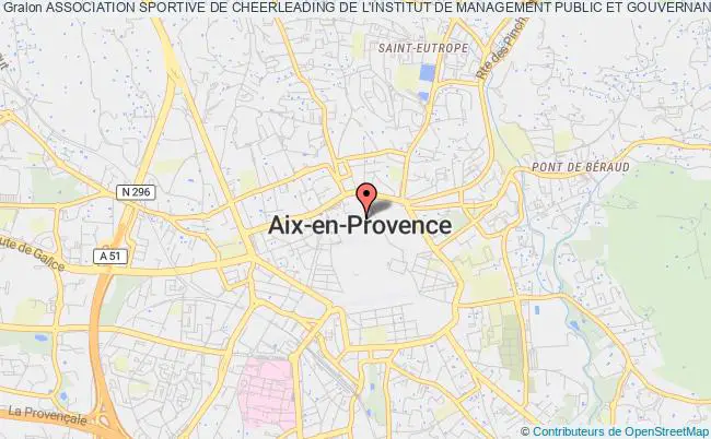 plan association Association Sportive De Cheerleading De L'institut De Management Public Et Gouvernance Territoriale (becheers) Aix-en-Provence