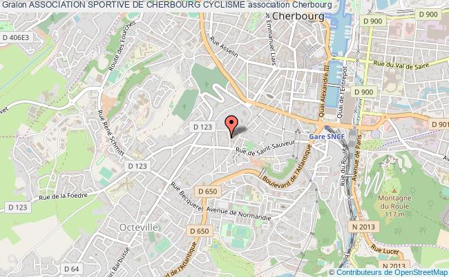 plan association Association Sportive De Cherbourg Cyclisme Cherbourg-Octeville