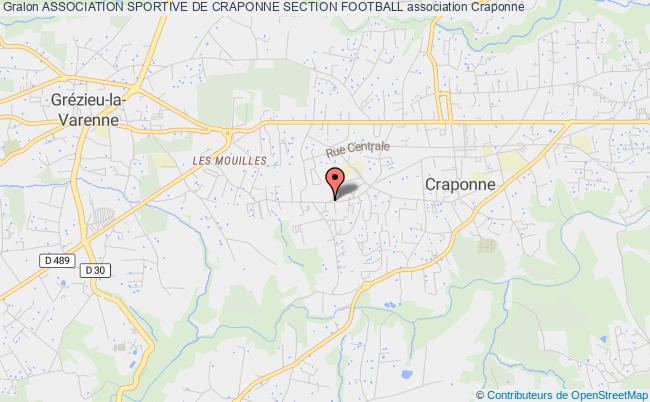 plan association Association Sportive De Craponne Section Football Craponne