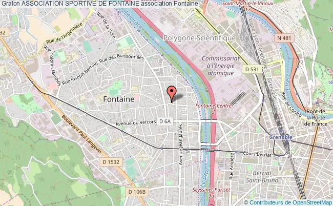 plan association Association Sportive De Fontaine Fontaine
