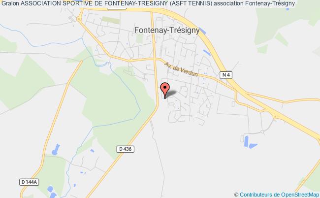 plan association Association Sportive De Fontenay-tresigny (asft Tennis) Fontenay-Trésigny
