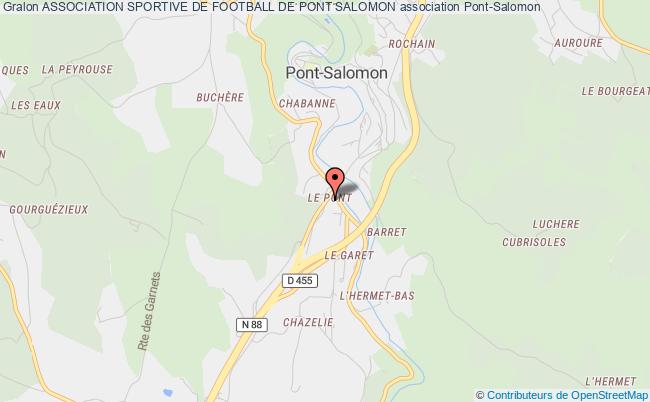 plan association Association Sportive De Football De Pont Salomon Pont-Salomon