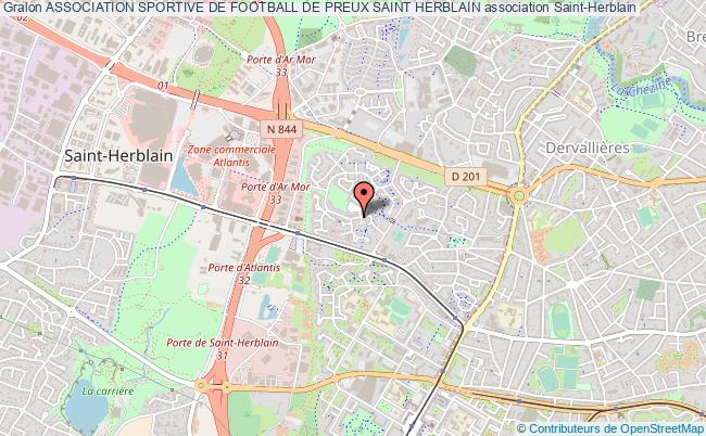 plan association Association Sportive De Football De Preux Saint Herblain Saint-Herblain