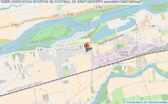 plan association Association Sportive De Football De Saint-genouph Saint-Genouph