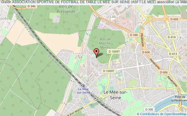 plan association Association Sportive De Football De Table Le Mee Sur Seine (asft Le Mee) Mée-sur-Seine