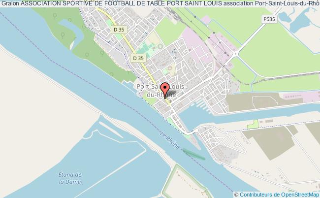 plan association Association Sportive De Football De Table Port Saint Louis Port-Saint-Louis-du-Rhône