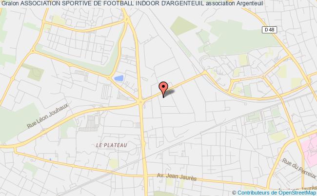 plan association Association Sportive De Football Indoor D'argenteuil Argenteuil