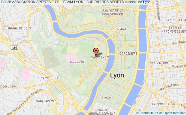 plan association Association Sportive De L'ecam Lyon : Bureau Des Sports Lyon