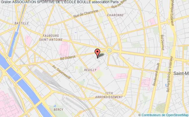 plan association Association Sportive De L'ecole Boulle Paris