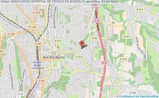 plan association Association Sportive De L'ecole De Boncelin Aix-les-Bains