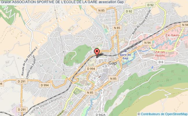 plan association Association Sportive De L'ecole De La Gare Gap