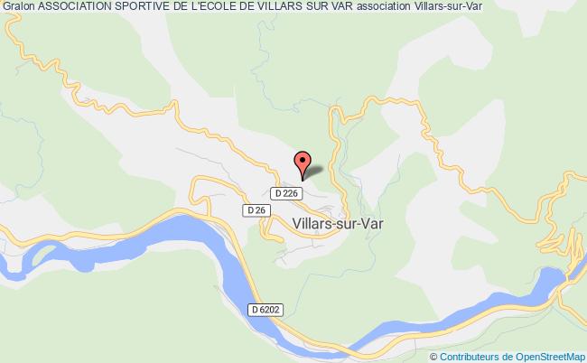 plan association Association Sportive De L'ecole De Villars Sur Var Villars-sur-Var