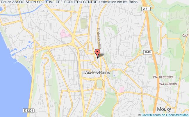 plan association Association Sportive De L'ecole Du Centre Aix-les-Bains
