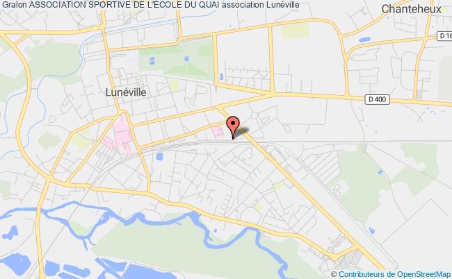 plan association Association Sportive De L'ecole Du Quai Lunéville