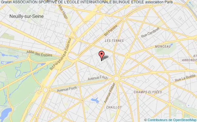 plan association Association Sportive De L'ecole Internationale Bilingue Etoile Paris