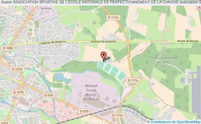 plan association Association Sportive De L'ecole Nationale De Perfectionnement De La Chagne Bourg-en-Bresse