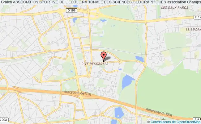 plan association Association Sportive De L'ecole Nationale Des Sciences Geographiques Champs-sur-Marne