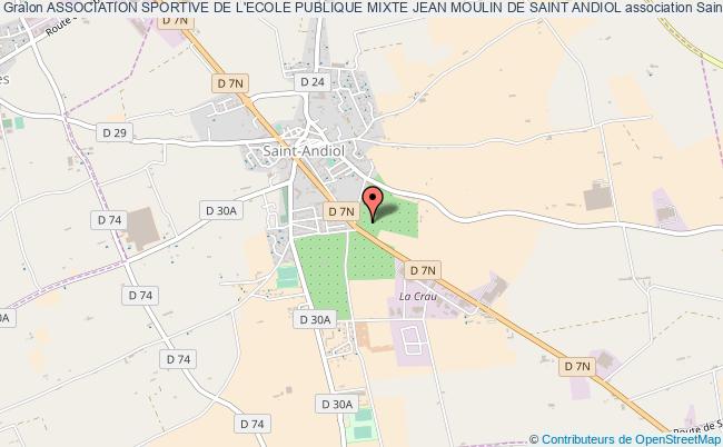 plan association Association Sportive De L'ecole Publique Mixte Jean Moulin De Saint Andiol Saint-Andiol
