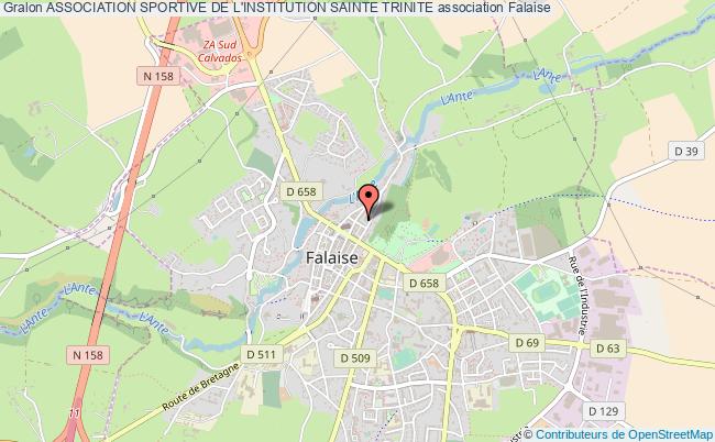 plan association Association Sportive De L'institution Sainte Trinite Falaise