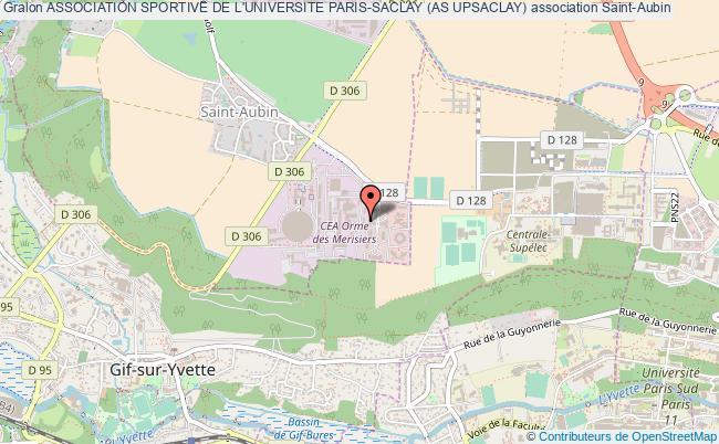 plan association Association Sportive De L'universite Paris-saclay (as Upsaclay) Saint-Aubin