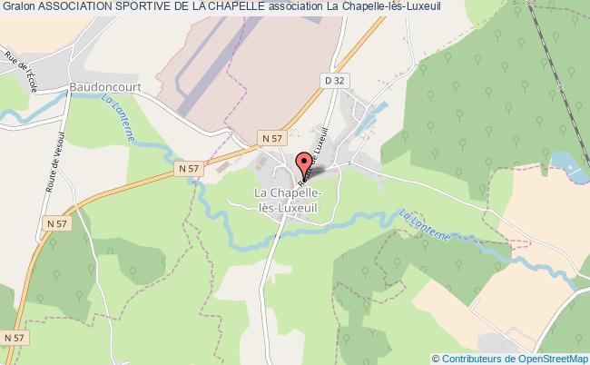 plan association Association Sportive De La Chapelle La    Chapelle-lès-Luxeuil