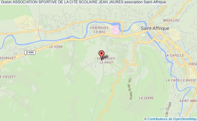 plan association Association Sportive De La CitÉ Scolaire Jean JaurÈs Saint-Affrique