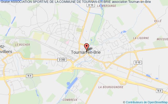 plan association Association Sportive De La Commune De Tournan-en-brie Tournan-en-Brie