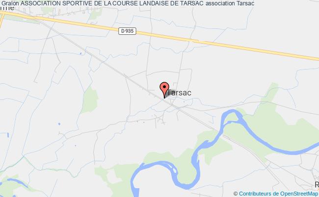 plan association Association Sportive De La Course Landaise De Tarsac Tarsac