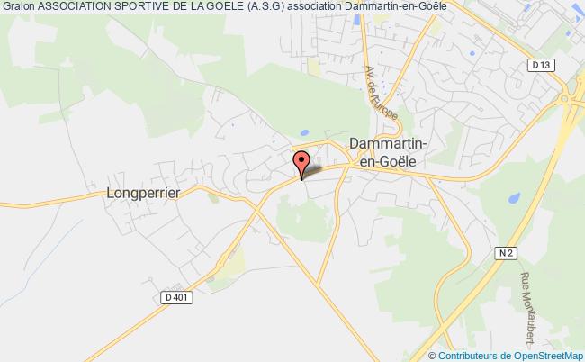 plan association Association Sportive De La Goele (a.s.g) Dammartin-en-Goële