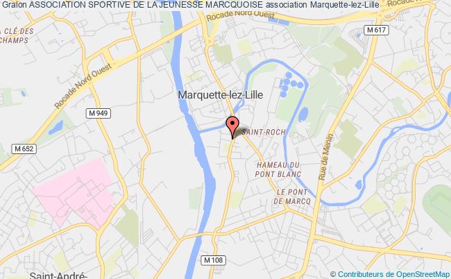 plan association Association Sportive De La Jeunesse Marcquoise Marquette-lez-Lille