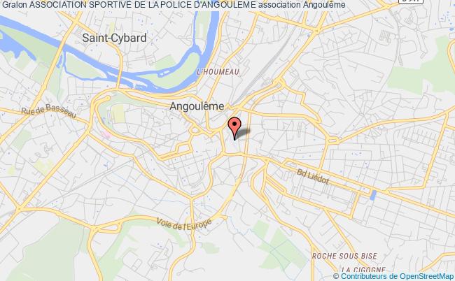 plan association Association Sportive De La Police D'angouleme Angoulême