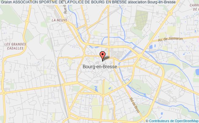 plan association Association Sportive De La Police De Bourg En Bresse Bourg-en-Bresse