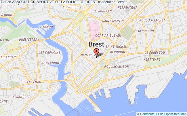 plan association Association Sportive De La Police De Brest Brest