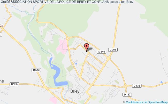 plan association Association Sportive De La Police De Briey Et Conflans Val de Briey