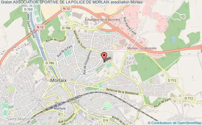 plan association Association Sportive De La Police De Morlaix Morlaix