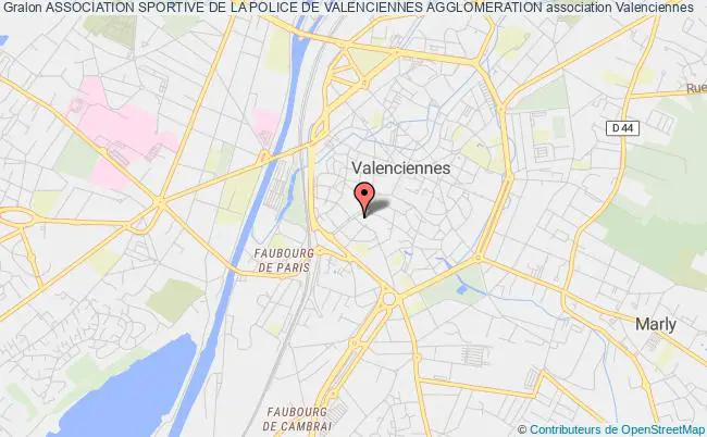 plan association Association Sportive De La Police De Valenciennes Agglomeration Valenciennes