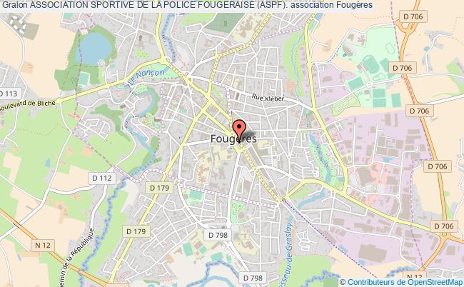 plan association Association Sportive De La Police Fougeraise (aspf). Fougères