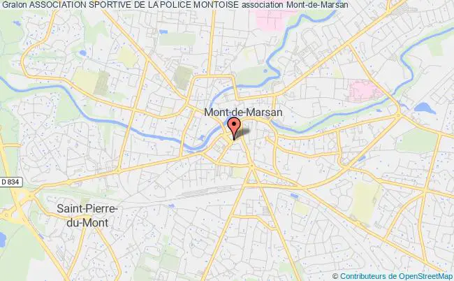 plan association Association Sportive De La Police Montoise Mont-de-Marsan