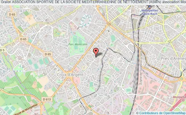 plan association Association Sportive De La Societe Mediterraneenne De Nettoiement (asmn) Montpellier