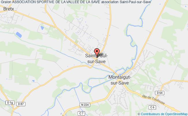 plan association Association Sportive De La Vallee De La Save Saint-Paul-sur-Save