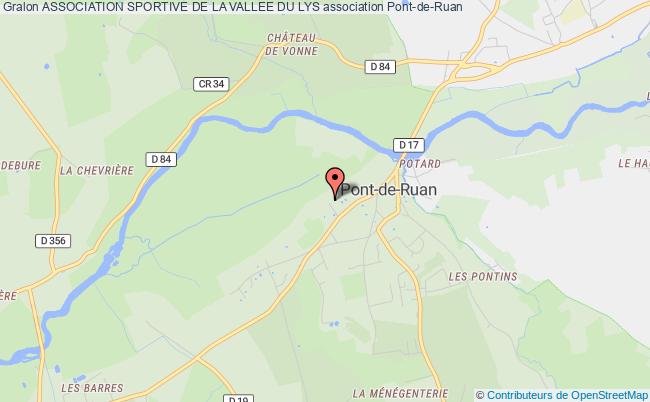 plan association Association Sportive De La Vallee Du Lys Pont-de-Ruan