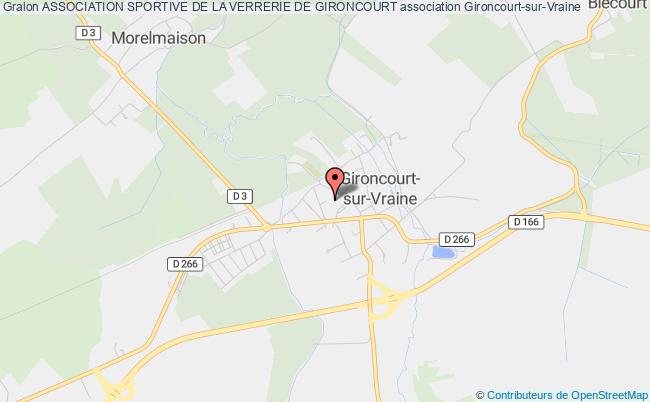 plan association Association Sportive De La Verrerie De Gironcourt Gironcourt-sur-Vraine