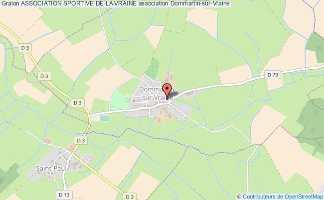 plan association Association Sportive De La Vraine Dommartin-sur-Vraine