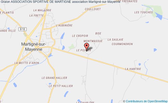 plan association Association Sportive De Martigne Martigné-sur-Mayenne