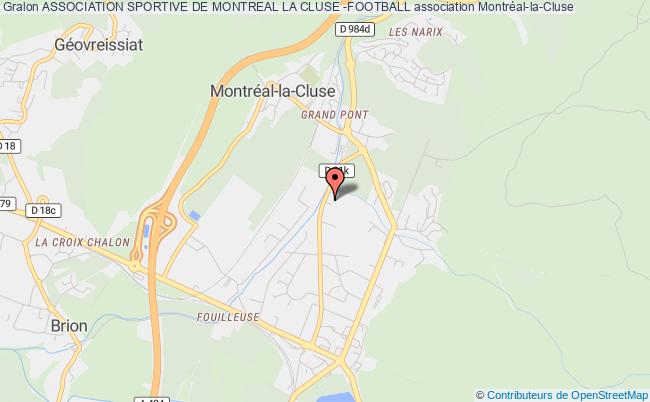 plan association Association Sportive De Montreal La Cluse -football 