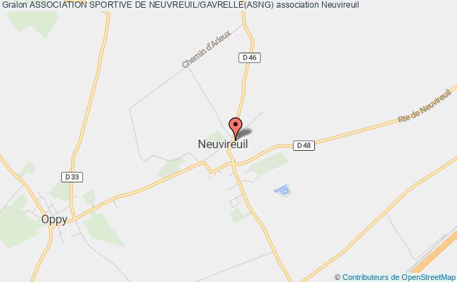 plan association Association Sportive De Neuvreuil/gavrelle(asng) Neuvireuil